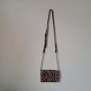 Michael Kors Snakeskin Crossbody Mini Bag